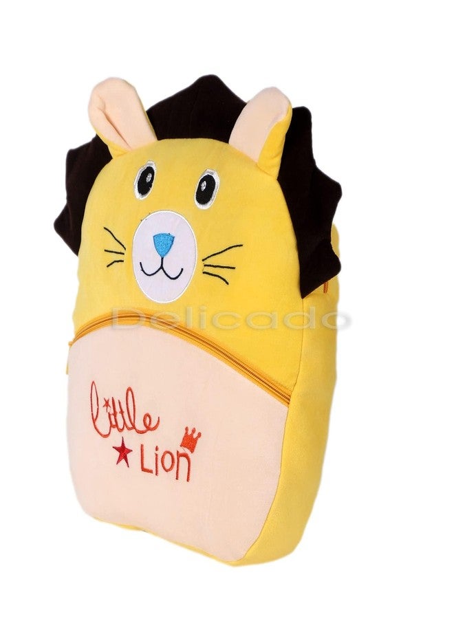 Delicado Backpack for Kids, Cute Small Toddler Kids Preschool Backpack Original Cartoon Mini children Nursery/School/Picnic/Travelling Bag for Baby Boy/Girl Age, 1-5 Years (Yellow Little Lion) - Image 5